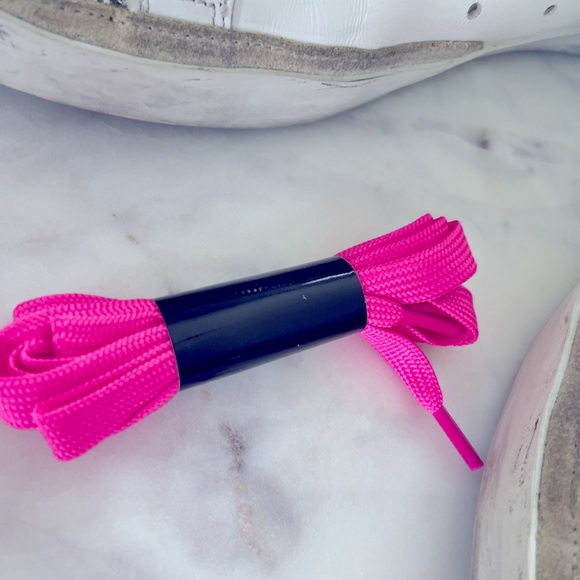 Hot Pink 36 inch shoe laces. - Picture 2 of 3